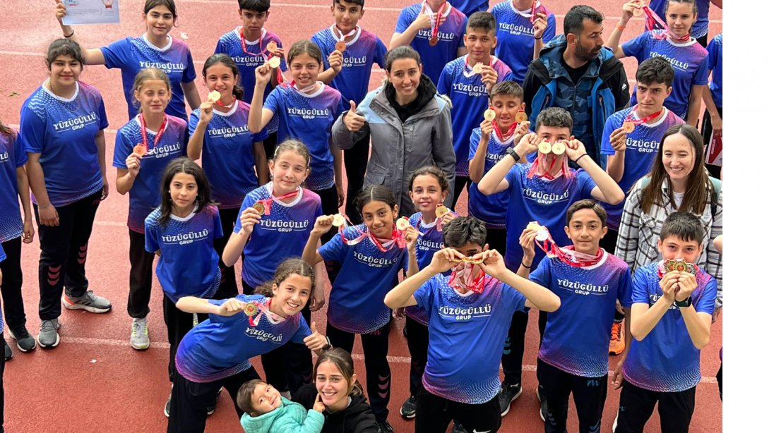 Melahat Ünügür Ortaokulu atletizm takımı 08-10 Mayıs'da Afyonda düzenlenen Grup müsabakalarında başarılarıyla göz doldurdular.