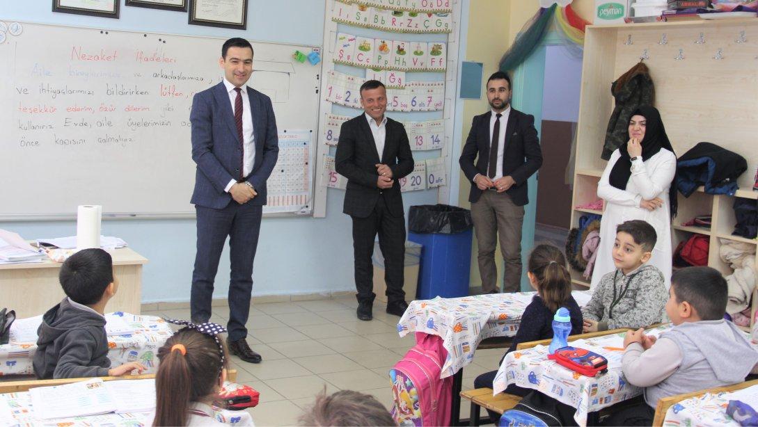 İlçe Milli Eğitim Müdürümüz Ceylan'dan Hacı Feride Koruyucu İlkokuluna Ziyaret