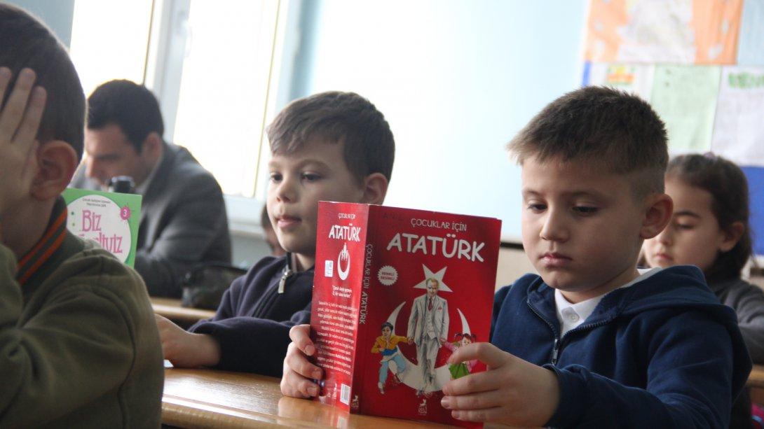 Misafirimiz Var'' Projesi Kapsamında Şehit Mehmet Taş İlkokulu'nda Kitap Okuma Etkinliği Gerçekleştirildi.