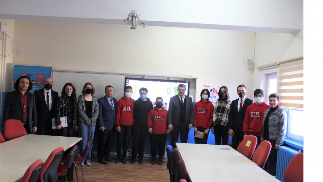 Odunpazarı Kaymakamımız Ömer Ulu, Eskişehir Fatih Fen Lisesini Ziyaret Etti. 