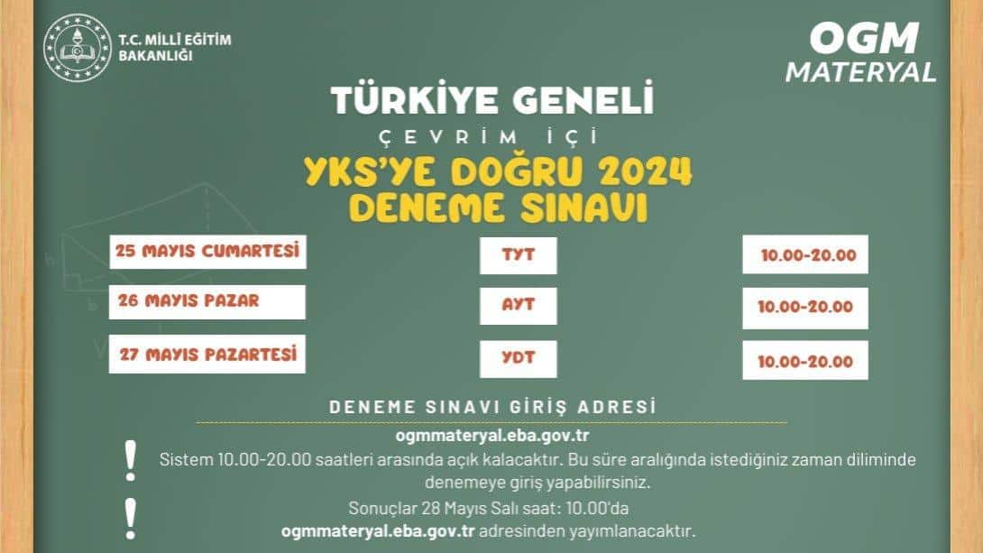 YKS'YE DOĞRU 2024