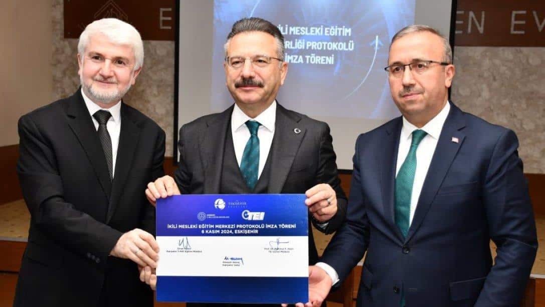 İkili Mesleki Eğitim İş Birliği Protokolü'' İmza Töreni Gerçekleştirildi